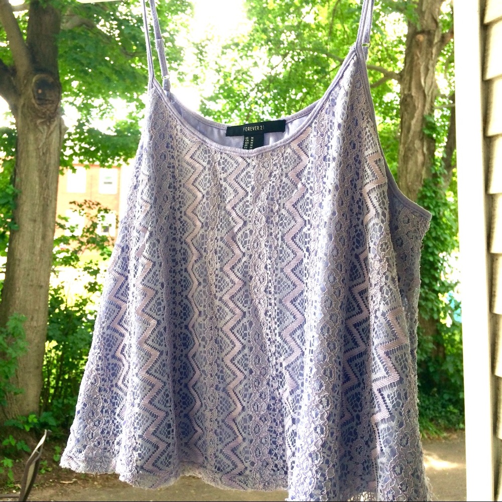 Crop, flowy spaghetti strap top